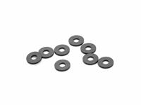 INFINITY ALUMINUM WASHER 3x8x1.0mm (Black/8pcs)