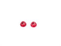 INFINITY ALU FLANGE COLLAR M3x4x2.5mm (Red/2pcs)