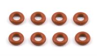 O-rings, red, silicone