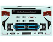 CEN Ford F250 Front Grille Decal (Blue)