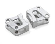 Vanquish Products Wraith Lower Shock Link Mount Set (Silver) (2)