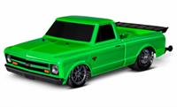 rc bil Drag Slash Chevy C10, grön metallic