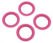 JConcepts Tribute Monster Truck Wheel Mock Beadlock Rings (Pink) (4)