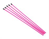 ProTek RC Antenna Tube w/Caps (Flo Pink) (5)