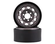 Vanquish Products KMC KM236 Tank 1.9" Beadlock Crawler Wheels (Grey) (2)