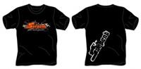 T-shirt kids Serpent splash black (XL)