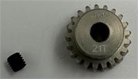 motordrev / pinion,  48P 21T, för 1:10, 3,175mm axel (7075 hard）