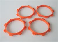 Tire mounting band 1/8 truck orange (4)