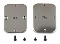 B64 FT Steel Chassis Weights, 15g, 27g