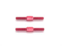 INFINITY ALUMINUM TURNBUCKLE M3x25mm (Red/2pcs)