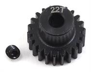 motordrev / pinion, stål 48P (3.17mm Bore) (22T)