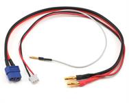 2S ladd/balanserings-adapter Cable (XT60 Plug to 4mm Bullet kontakt)