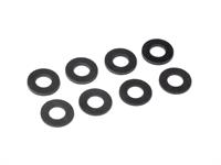 RUBBER BODY MOUNT SPACER 8x15mm (1.0/1.5mm/4pcs each)