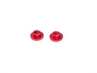 INFINITY ALU FLANGE COLLAR M3x4x3.0mm (Red/2pcs)