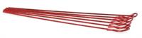 Extra Long Body Clip 1/10 - Metallic Red (6)