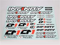 INFINITY DECAL B WHITE