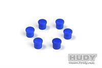 Hudy Plastkopp Blå 14mm (6)