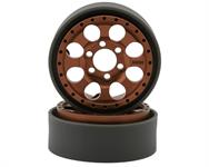 Vanquish Products KMC KM237 Riot 1.9" Beadlock Crawler Wheels (Bronze Anodized) (2)