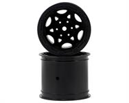 JConcepts 12mm Hex Tense 2.2" Front Wheels for Traxxas 2WD Truck (2) (Black)