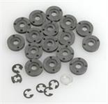 One Piece Shock Pistons - 4 sets of 4
