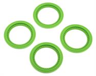 JConcepts Tribute Monster Truck Wheel Mock Beadlock Rings (Green) (4)