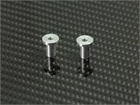 INFINITY ALU STEERING POST (Silver/2pcs)