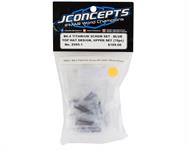 JConcepts Team Associated B6.4 Titanium Top Hat Upper Screws Set (70) (Blue)