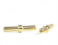 Gold Battery Bullets (2) | Dual 4mm
