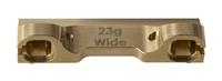 RC10B6.3 FT Arm Mount C, wide, brass