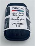 Lexan body reinforce repair glue w/UV Eitter