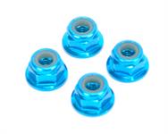 M4 Nyloc Wheel Nut - Blue Alloy (pk4)