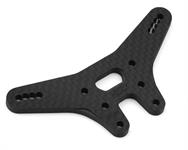 JConcepts RC10B7 Carbon Fiber Rear Shock Tower (Black) (-2mm)