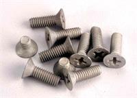 Screws M4x10mm (8) M4x6mm (2) Countersunk Alu