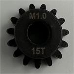 motordrev / pinion, stål, 15T för 1:8, 5,0mm axel