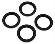 JConcepts Tribute Monster Truck Wheel Mock Beadlock Rings (Black) (4)