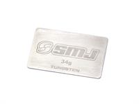 SMJ THIN TYPE TUNGSTEN WEIGHT PLATE 34g (53x33x1.0mm, +/-1g)