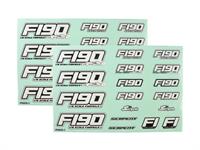 Decal sheet (2) F190