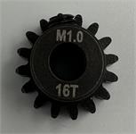 motordrev / pinion, stål, 16T för 1:8, 5,0mm axel