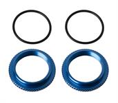 13mm Shock Collars, blue aluminum