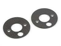 FRONT WHEEL PLATE CARBON (aerodisk) 2pcs