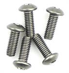 Titanium Button Head Hex Screws M3 x 8 pk10