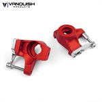 Vanquish Axial SCX10-II Knuckles Red Anodized
