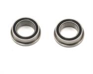 ProTek RC 1/4x3/8x1/8" Ceramic Rubber Shielded Flanged "Speed" Bearing (2)