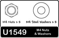 SPEED PACK - M4 Nuts and Washers