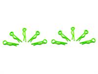 Small Body Clip 1/10 - Fluorescent Green  (10)