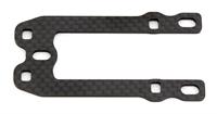 RC10F6 FT Front Top Plate, forward servo, carbon fiber