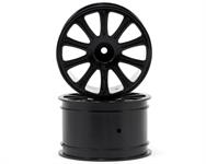 JConcepts 2.2 Rulux Wheel for Traxxas 1/16 E-Revo (2) (Black)