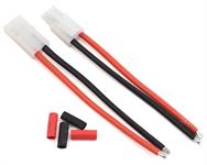 4" Pigtail kontakt Set Shrink Tube (1 hona & 1 hane Tamiya)