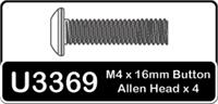 SPEED PACK - M4 Button Head Screws  pk6