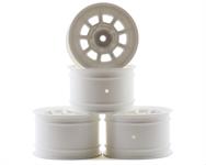 JConcepts 9 Shot 2.2 Dirt Oval Rear Wheels (White) (4) (B6.1/XB2/RB7/YZ2)